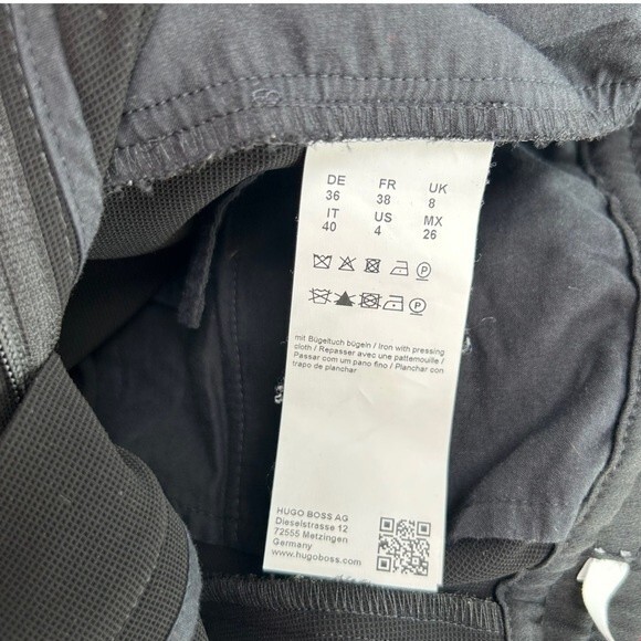 BOSS Hugo Boss Regular-Fit Trouser Pants Stretch Cotton Twill Women's Size 4 - Picture 6 of 8